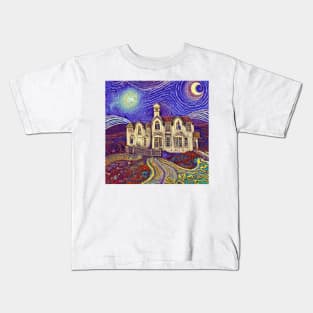 Vintage Universe Spiritual Swirls Kids T-Shirt